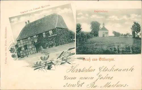 Ottbergen-Schellerten 2 Bild Gasthof von Conrad Machens, Kapelle 1899