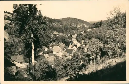 Ansichtskarte Oelze-Katzhütte (Schwarzatal) Stadtpartie 1962