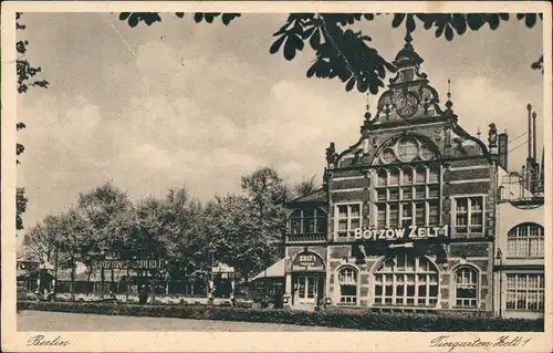 Ansichtskarte Tiergarten-Berlin Tiergarten Bötzow Zelt 1 1930