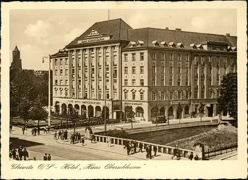 Postcard Gleiwitz Gliwice Haus Oberschlesien 1929