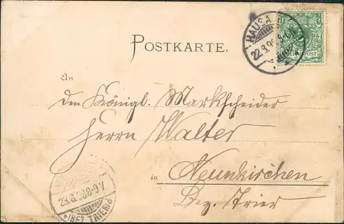 Stetten Hohenzollern-Hechingen 3 Bild: Gasthaus, Totale, Schlachthof 1899