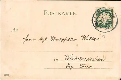 Ansichtskarte München Vom Petersturm - Künstlerkarte 1900