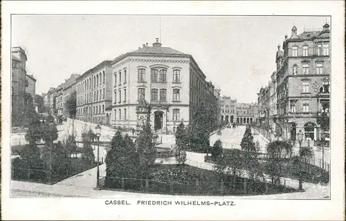 Ansichtskarte Kassel Cassel Friedrich-Wilhelmplatz 1913