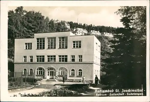 Postcard Sankt Joachimsthal Jáchymov Heilanstalt Sudetengau 1941