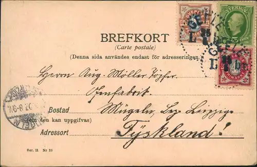 .Schweden Sverige Schweden Servige Frauen in Tracht Vingåker & Österåker 1903