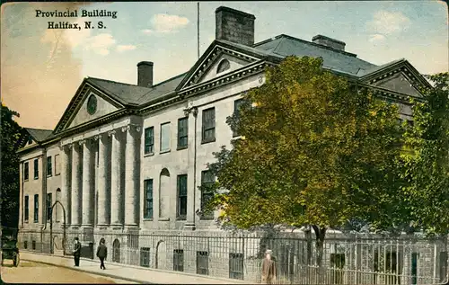 Postcard Halifax (Nova Scotia) Provincial Building 1911