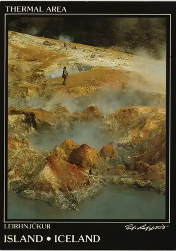 Island allgemein-Island Iceland THERMAL AREA LEIRHNJÚKUR ISLAND ICELAND 1990