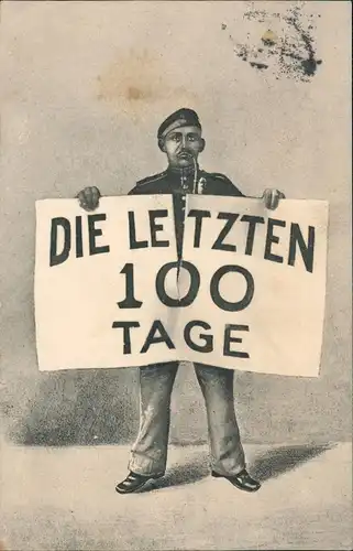 Ansichtskarte  Militär/Propaganda - Soldatenleben die letzten 100 Tage 1905
