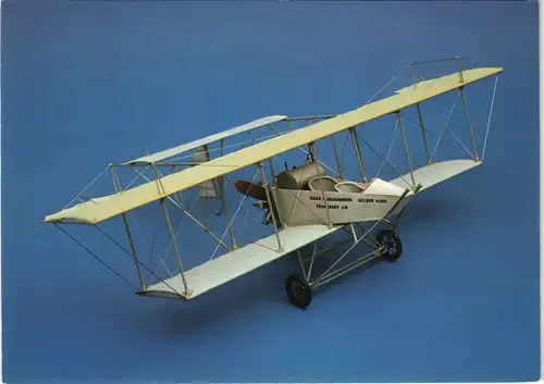 Deutschland Doppeldecker Gelber Hund anno 1912 Flugwesen Flugzeug 1980