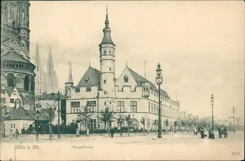 Ansichtskarte Köln Stapelhaus - Straße 1907