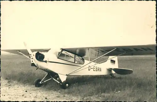 Foto  Flugzeug Airplane Avion D-EBAN einmotorig 1964 Privatfoto Foto