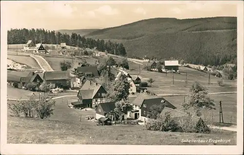 Ansichtskarte Schellerhau-Altenberg (Erzgebirge) Stadtpartie 1938