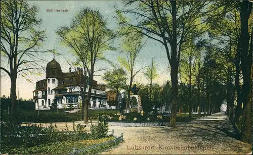 Ansichtskarte Kirchheimbolanden Schillerhain, Stadtvilla 1911