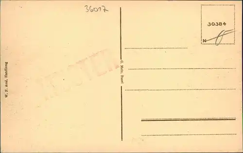 Ansichtskarte Schlächtenhaus-Steinen (Baden) Blick auf die Stadt 1917