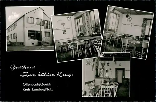 Ansichtskarte Offenbach an der Queich Gasthaus Zum kühlen Kruge MB 1962