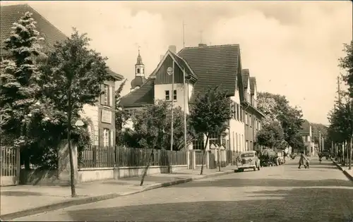 Ansichtskarte Genthin Bahnhofstraße 1960