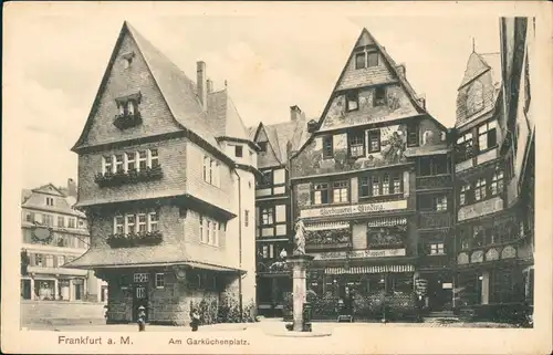 Ansichtskarte Frankfurt am Main Garküchenplatz 1920