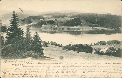 Ansichtskarte Titisee Totale 1904