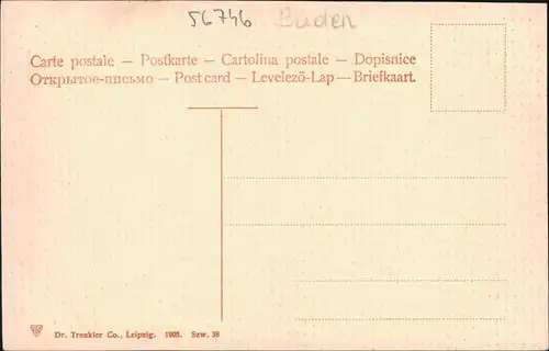 Ansichtskarte Titisee Bärental 1905