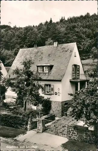 Ansichtskarte Elmstein Gasthaus zum Schafhof 1961