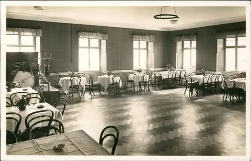 Ansichtskarte Binzen (Lk Lörrach) Gasthaus z. Schwanen. - Saal 1931