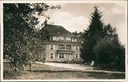 Ansichtskarte Schweigmatt Schwarzwald Pension Alpenblick Rückseite 1932