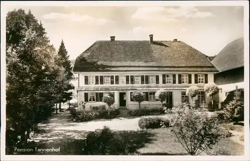Ansichtskarte Schweigmatt Schwarzwald Pension Tannenhof 1930