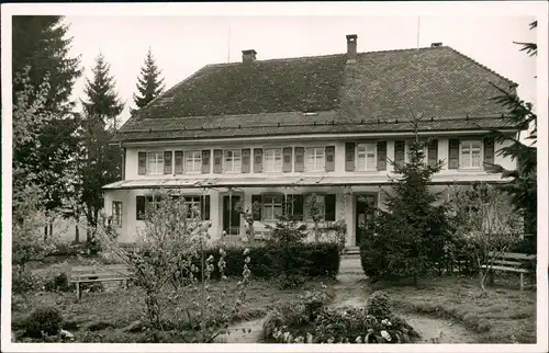 Ansichtskarte Schweigmatt Pension Tannenhof - Gartenseite 1932
