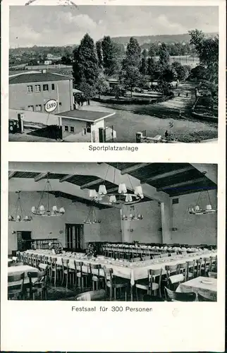 Duisburg 2 Bild: Postsportverein Aakerfährstraße Esso Tankstelle 1953