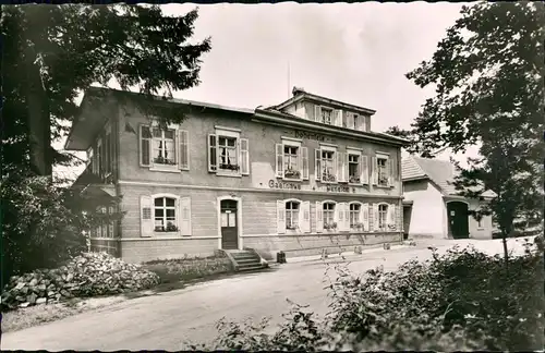 Ansichtskarte Hohenfels Gasthaus-Pension Albtat über Albbruck 1963