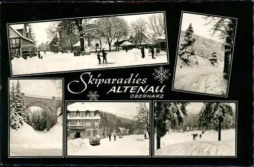 Altenau-Clausthal-Zellerfeld 6 Bild Winteransichten Stadt u. Umland 1965