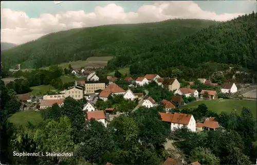 Ansichtskarte Sophiental-Weidenberg Stadtpartie Color-Karte 1964