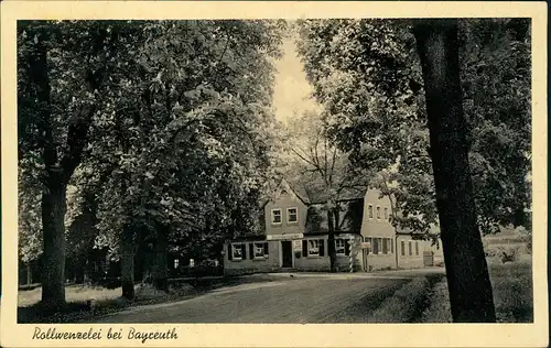 Ansichtskarte Rollwenzelei-Bayreuth Restaurant 1934