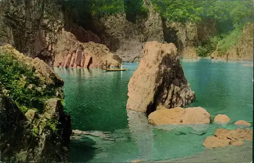 Postcard Japan Japan Nippon 日本 DORO GORGE, KUMANO NATIONAL PARK 1915