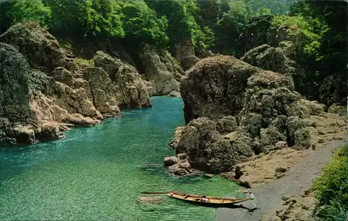 Japan Japan Nippon 日本 DORO GORGE, KUMANO NATIONAL PARK Schlucht 1950