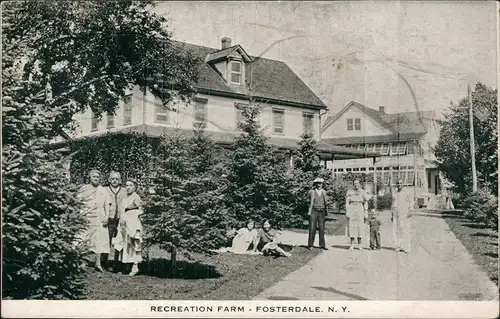 .USA United States of America RECREATION FARM FOSTERDALE, N. Y. 1920