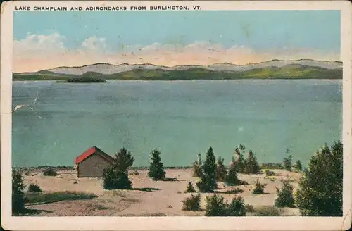 USA United States of America LAKE CHAMPLAIN BURLINGTON Vermont USA Amerika 1936
