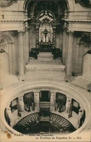 CPA Paris Hotel des Invalides Le Tombeau de Napoléon I. 1920