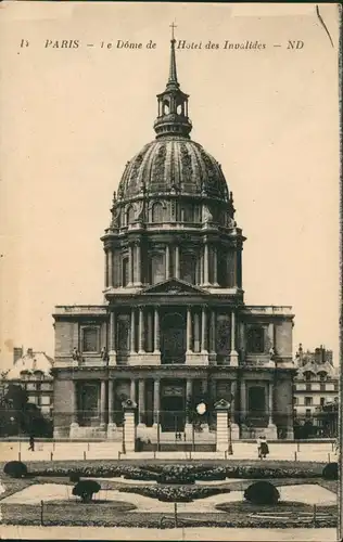 CPA Paris Dôme de Hotel des Invalides 1920