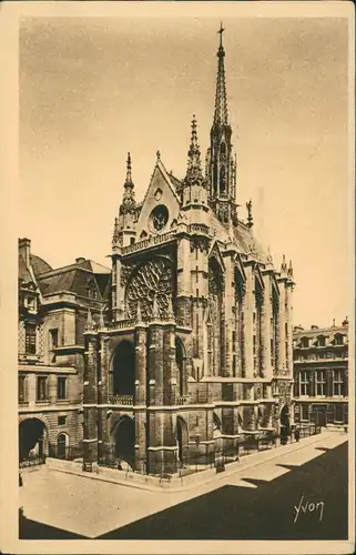 CPA Paris La Sainte-Chapelle (Holy Chapel) 1920