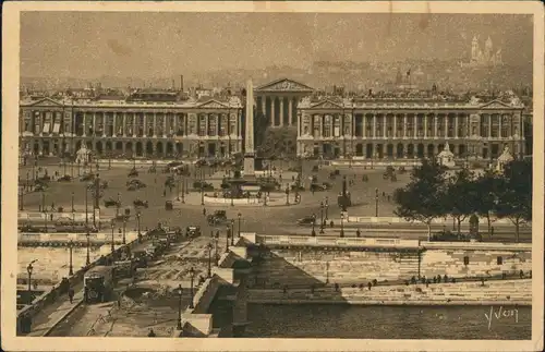 CPA Paris Place de la Concorde (Platz der Eintracht) 1920