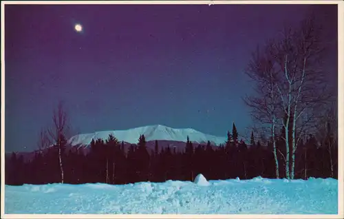 Maine Unsortiert MT. KATAHDIN BY MOONLIGHT, MAINE USA Amerika 1985