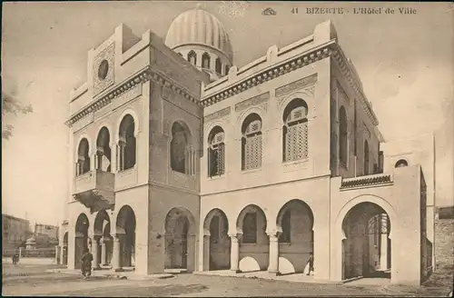Bizerte بنزرت L'Hôtel de Ville, Gebäude-Ansicht Rathaus 1910
