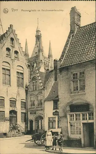 Ypern Ieper Ypres Museumplaats en Huisbewaarderschap 1915   1. WK Feldpost