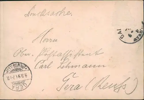 Ansichtskarte Wien FLÜGEL& PIANINO-FABRIK Gumpendorferstrasse Gössl 1898