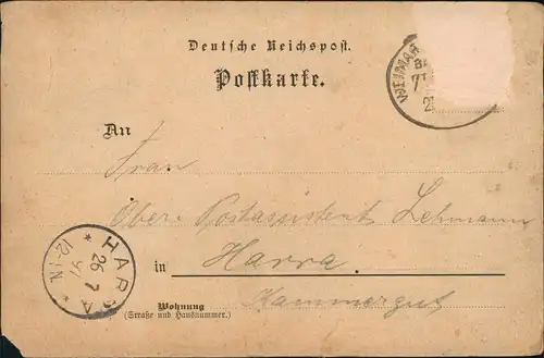 Ansichtskarte Jena von der Schweizerhöhe 1897
