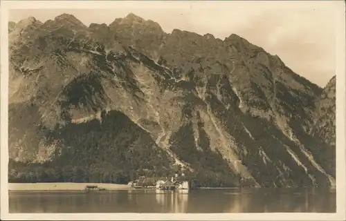 Ansichtskarte Berchtesgaden mit Watzmannwände 1931