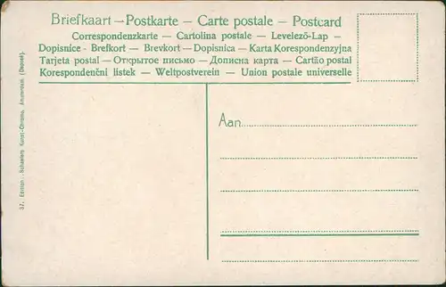 Postkaart .Niederlande Ubbergen, Ruderer, Fluss-Partie 1910