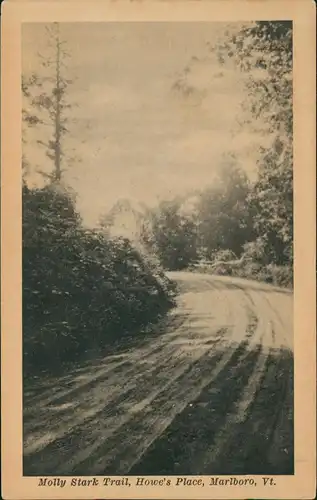 Postcard Vermont Molly Stark Trail, Howe's Place, Marlboro, Vt. 1930