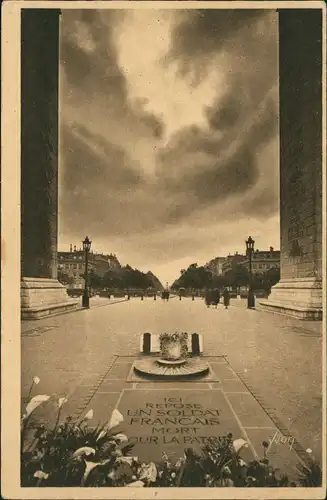 CPA Paris Tombeau du Soldat Inconnu 1931